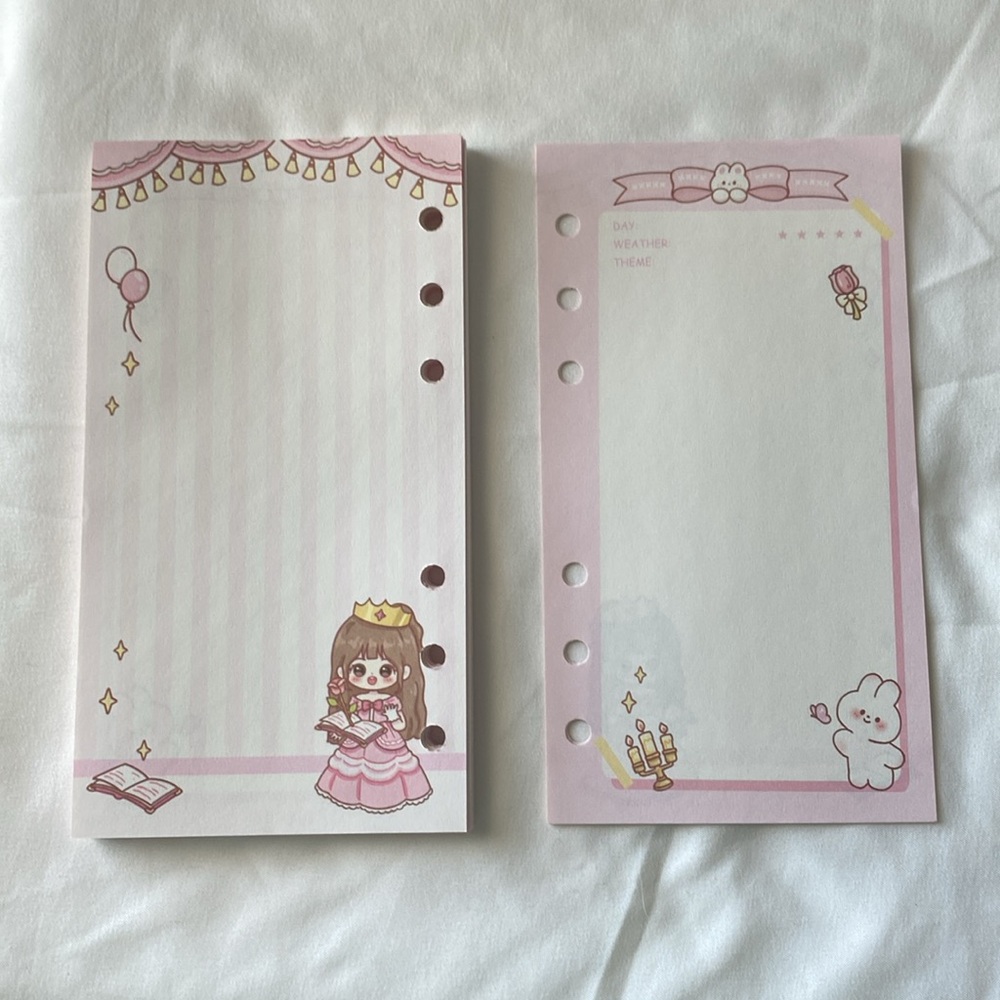A6 Planner Kawaii Princess Pink - Picture 11 of 12